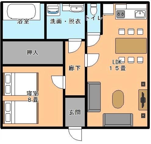 Вілла ガナダン中央駅 1F 無料駐車場 Каґошіма Екстер'єр фото